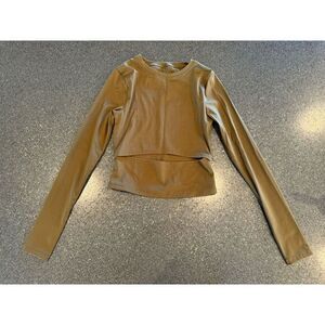 Revolve x Devon Windsor Dune Long‎ Sleeve Top Color Green Size Small